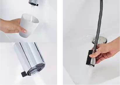 吐水切替＆ホース式収納